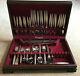 Oneida Community 104 Piece Stainless Steel Cutlery Set With Original Wooden Box
