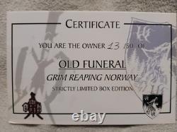 Old Funeral Grim Reaping Norway CD Wooden Box Set Ltd to 50 copies VERY RARE