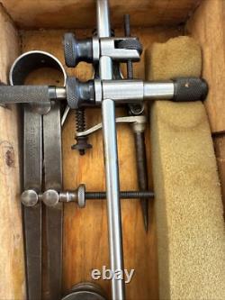 Old Starett Set In Wooden Box 19th Century Antique Vintage Rare Collectible Deal