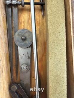 Old Starett Set In Wooden Box 19th Century Antique Vintage Rare Collectible Deal