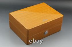 Omega Original Wooden Box Set Card Holder Manual White Outer Box Authentic