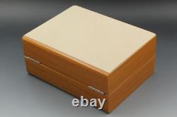 Omega Original Wooden Box Set Card Holder Manual White Outer Box Authentic