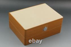Omega Original Wooden Box Set Card Holder Manual White Outer Box Authentic