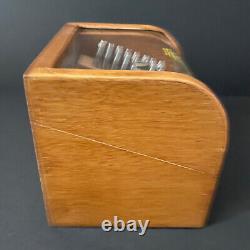 PEARL MINOR Watch Staking Riveting Tools Tagane Vintage Wooden Box Watchmaking