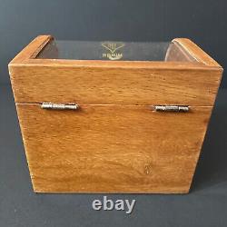 PEARL MINOR Watch Staking Riveting Tools Tagane Vintage Wooden Box Watchmaking