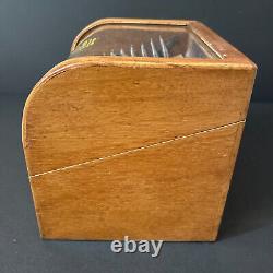 PEARL MINOR Watch Staking Riveting Tools Tagane Vintage Wooden Box Watchmaking