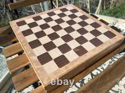 Personalized Bronze Chess Set Chrome Plated Boxed Custom Unique Christmas Gift