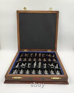 Pharaoh Chess Set Egypt Chessmen with Storage Board Personalized Christmas Gift