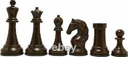 Piatigorsky Cup 1862-1865 Reproduction 4.5 Chess Set Box wood Mahogany Colored