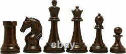 Piatigorsky Cup 1862-1865 Reproduction 4.5 Chess Set Box wood Mahogany Colored