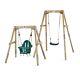 Plum 2 In 1 Wooden Growing Swing Set New & Boxed