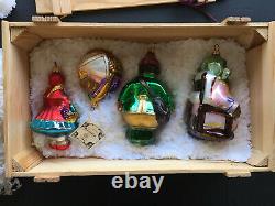 Polonaise Little Red Riding Hood Limited Edition Glass Ornament Set in Wood Box
