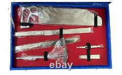 Post Mortem Instrument Set / Autopsy / Dissection Kit Anatomy 19Pcs Wooden Box