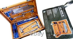 Post Mortem Instrument Set / Autopsy / Dissection Kit Anatomy 19Pcs Wooden Box