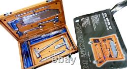 Post Mortem Instrument Set / Autopsy / Dissection Kit Anatomy 19Pcs Wooden Box