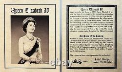 Queen Elizabeth II 20 Portrait Coins Wooden Box Set