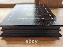 Queen Elizabeth II 40th Anniversary Coronation Crown Set- 18 Coins Wooden Box