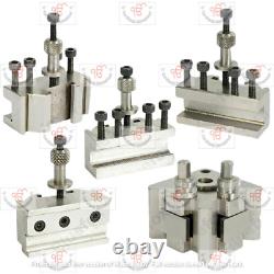 Quick Change Toolpost Set 5 Pieces Set T37 For ML7 Wooden Box