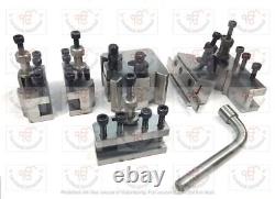 Quick Change Toolpost Set 5 Pieces Set T37 For Myford ML7 Wooden Box