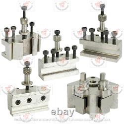 Quick Change Toolpost Set 5 Pieces Set T37 For Myford ML7 Wooden Box