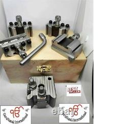 Quick Change Toolpost Set 5 Pieces Set T37 For Myford ML7 Wooden Box. GURUNANAK