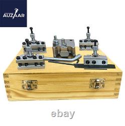 Quick Change Toolpost Set 5 Pieces Set T37 Myford ML7 Wooden Box UK