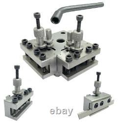 Quick Change Toolpost Set 5 Pieces Set T37 Myford ML7 Wooden Box UK