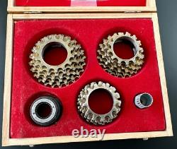 RARE Complete NOS Regina Extra 6 Sp Freewheel Set in Original Wooden Box