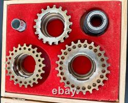 RARE Complete NOS Regina Extra 6 Sp Freewheel Set in Original Wooden Box