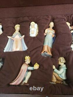 RARE IN WOODEN BOX Goebel Hummel Nativity Set