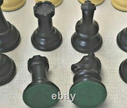 RARE, Old DRUEKE CHESS Set Weighted 36H withOriginal Wood Box. The Players Choice