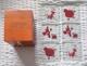 Rare Showtime Dexter Blood Splatter Slide Glass Coaster Set Of 6 In Wooden Box