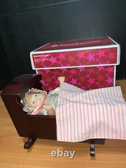 Rare American Girl FELICITY BABY Sister POLLY & Cradle New with BOX Set Retired