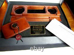 Rare Boxed 1994 Exclusive Edition Parker Duofold Maple Wood Desk Set