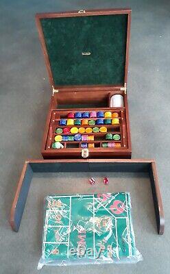 Rare Renzo Romagnoli Craps Game Set Wooden Box Very Nice. Unused