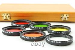 Rare? UNUSED in Wooden Box? Bay III Lens Filter Set Rolleiflex 2.8F E FX GX