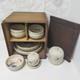 Rare Vintage Japanese Tableware Set With Original Wooden Box (#254)