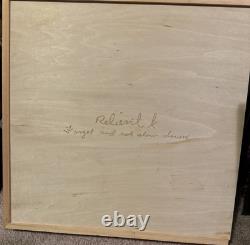 Relient K Forget And Not Slow Down LP Wooden Box Set Yellow Vinyl RARE FIND