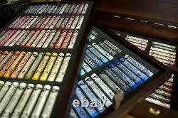 Rembrandt Artists Full Size Soft Pastels Wooden Box Set 225 Assorted