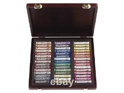 Rembrandt Artists Pastel Full Size Pastels Wooden Box Set 45 Portrait