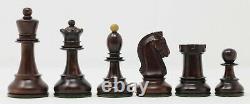 Reproduction 1950 Dubrovnik 3.75 in Distressed Box wood & Mahogany Stained Set