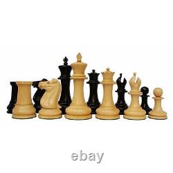 Reproduction Jaques 1870-74 Staunton 4.4 Ebony Chess set with Presentation Box