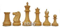 Reproduction Jaques Circa 1870-74 Staunton 4.4 Chess Set Box Wood & Ebony Wood