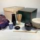 Rikyu Style Japanese Tea Ceremony Box Chabako Set Traditional Wooden