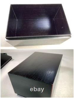 Rikyu Style Japanese Tea Ceremony Box Chabako Set Traditional Wooden