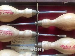Robert Sorby 512 12 Piece Micro Woodcarving Tool Set in Wooden Box