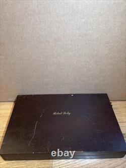 Robert Sorby 512 Micro Woodcarving Set of 12 Wooden Box with Original Leaflet