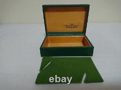 Rolex 1601 Vintage 1972 Watch Box Case 68.00.3 Set Certificate Green Tag 275986