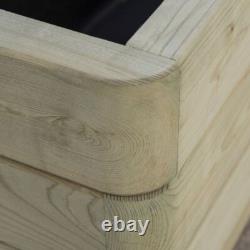 Rowlinson Marberry 1.5m Outdoor Garden Wooden Planter Box SET OF 2