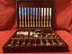 Royal Albert Old Country Roses 65 Piece Flatware Set 18/10 Wooden Box Brand New